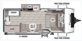 2023 Forest River Ibex 19RBM, $ 29,900