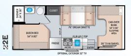 2022 Thor Motor Coach Four Winds 22E, $ 66,700