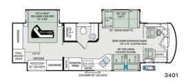 2018 Thor Motor Coach Aria 3401, $ 129,900