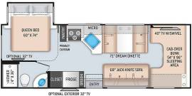 2021 Thor Motor Coach Four Winds 26B, $ 44,000
