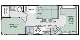 2021 Thor Motor Coach Four Winds 23U, $ 42,000
