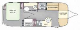 2017 Airstream Flying Cloud 25 Rear Bed, $ 69,000