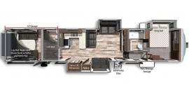 2021 Dutchmen Voltage 4225 Toy Hauler, $ 76,000