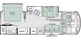 2018 Thor Motor Coach Hurricane 27B, $ 55,000