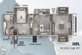 2022 Forest River Salem Hemisphere 36FL, $ 42,000