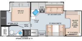 2022 Thor Motor Coach Chateau 27R, $ 67,900