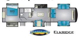 2020 Heartland ElkRidge 38FLIK, $ 44,999