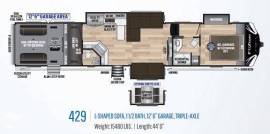 2020 Keystone Fuzion 429, $ 65,000