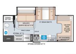 2022 Thor Motor Coach Chateau 25M, $ 74,900