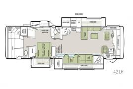2014 Tiffin Phaeton 42LH, $ 147,900