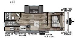 2022 KZ Confluence 24BH, $ 23,500