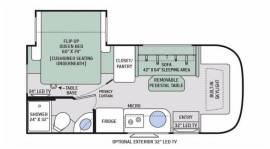 2017 Thor Motor Coach Gemini 23TB, $ 65,600