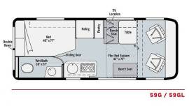 2020 Winnebago Travato 59G, $ 74,500