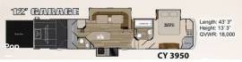 2014 Heartland Cyclone 3950 Toy Hauler, $ 31,900