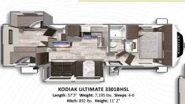 2023 Dutchmen Kodiak ULTIMATE 3301BHSL, $ 44,950
