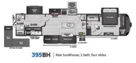 2021 Keystone Avalanche 395BH, $ 52,500