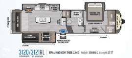 2020 Keystone Montana 3121RL, $ 33,000