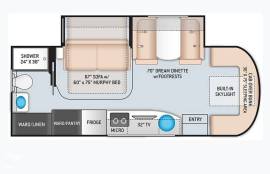 2021 Thor Motor Coach Delano 24FB, $ 130,000