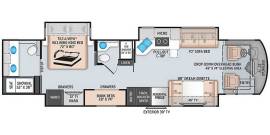 2022 Thor Motor Coach Aria 4000, $ 265,000