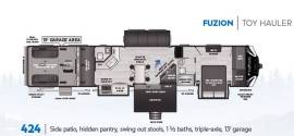 2021 Keystone Fuzion 424, $ 69,000