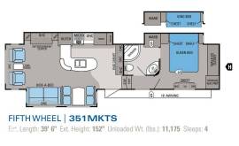 2012 Jayco Eagle 351MKTS, $ 26,999