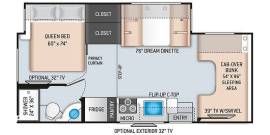 2022 Thor Motor Coach Chateau 24F, $ 89,000