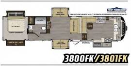 2018 Keystone Alpine 3800FK, $ 46,990