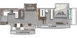 2022 Forest River Riverstone Reserve 3850RK, $ 94,995