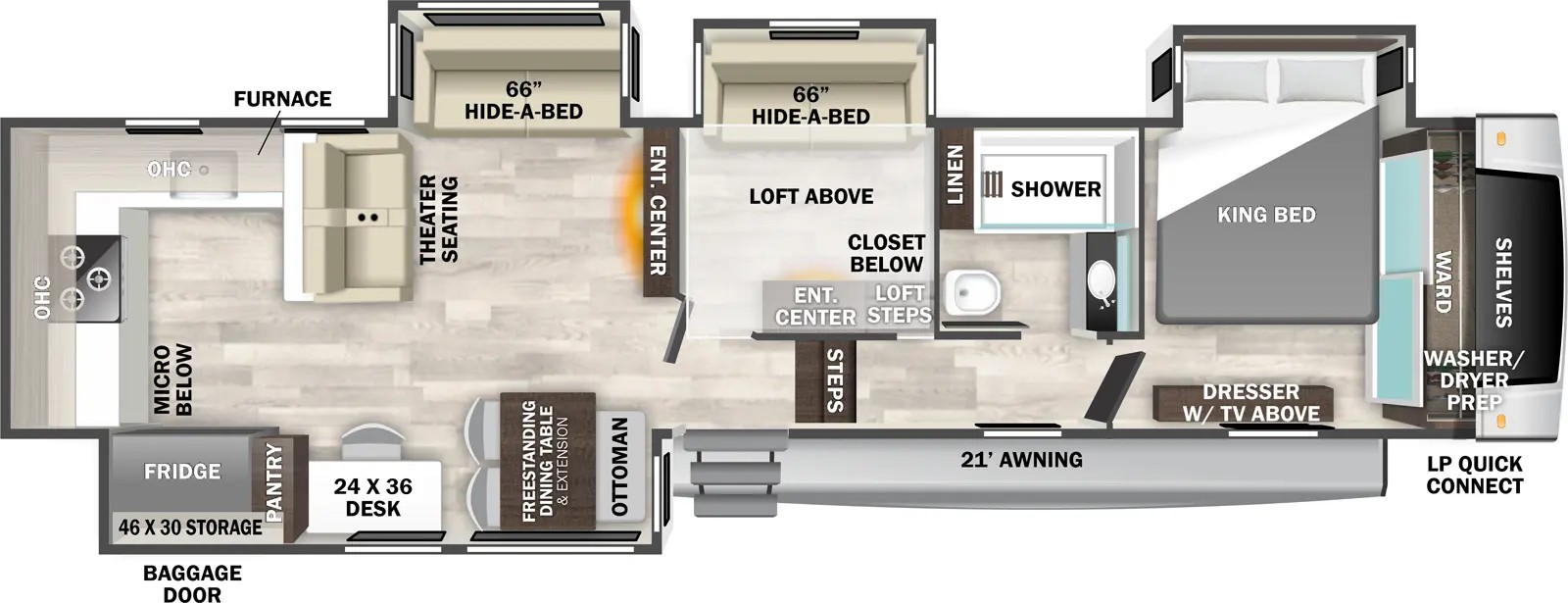 2026 Forest River Cedar Creek Experience 39RKB, $ 82,990