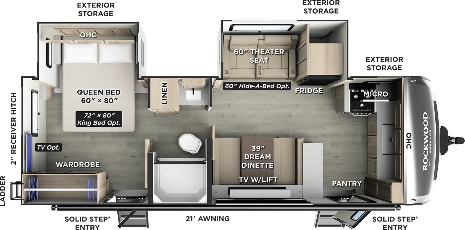 2026 Forest River Rockwood Ultra Lite 2619FK, $ 44,999