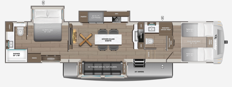 2027 Jayco Eagle 367TBTS, $ 75,995