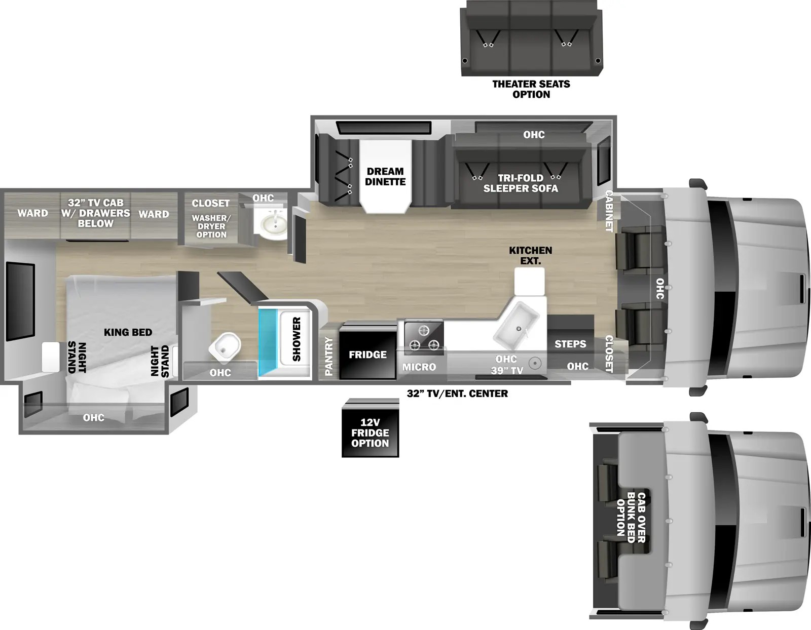 2027 Dynamax DX3 34KD, $ 369,997
