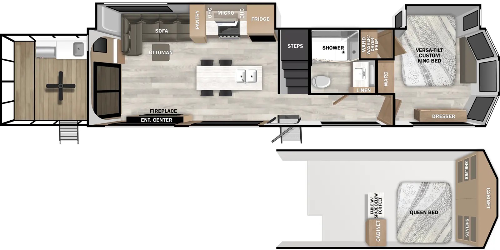 2025 Forest River Salem Grand Villa 42VERANDA, $ 65,995