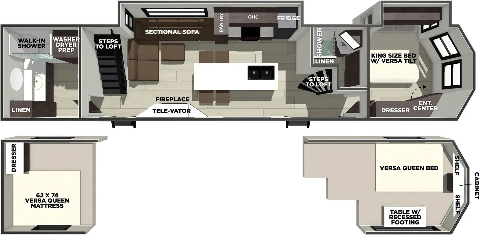 2027 Forest River Salem Grand Villa 42ZEN, $ 74,999