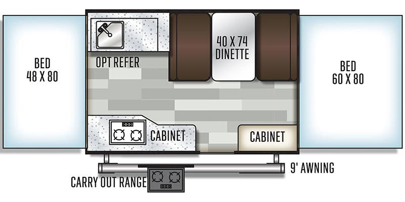 2019 Forest River Flagstaff MAC / LTD 206LTD, $ 3,495
