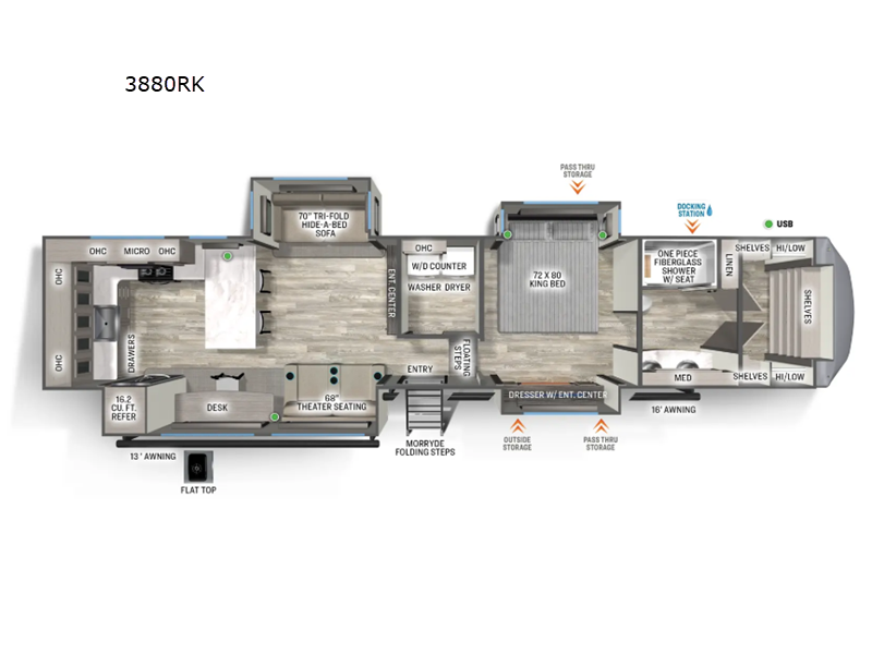 2026 Forest River Sandpiper 3800RK, $ 94,305