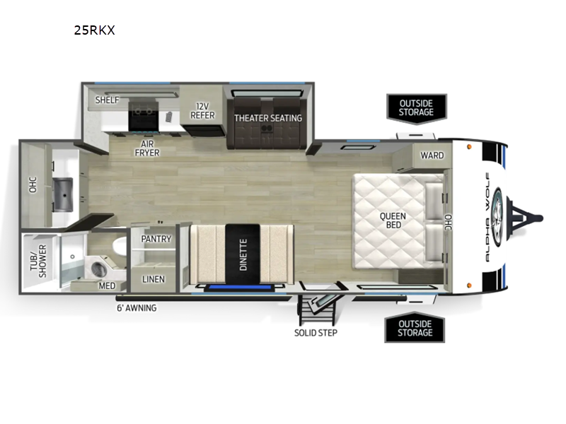 2027 Forest River Cherokee Alpha Wolf 25RKX, $ 51,824