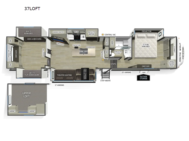 2027 Forest River Cherokee Arctic Wolf 37LOFT, $ 121,196