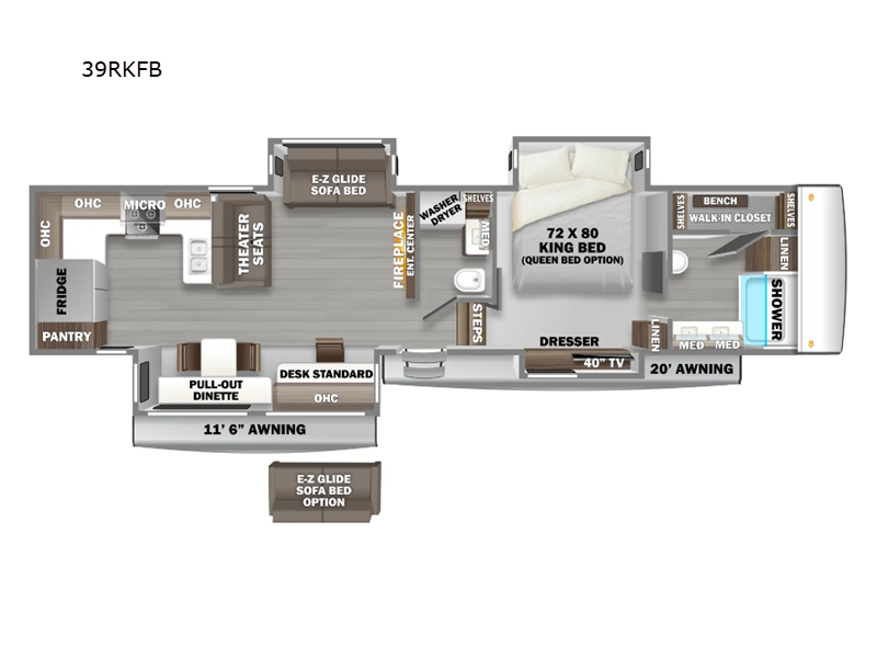 2025 Forest River Riverstone 39RKFB, $ 198,287