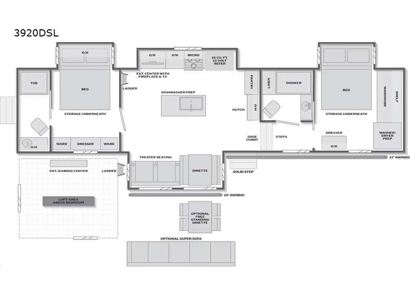 2027 Keystone Sprinter 3920DSL, $ 105,757