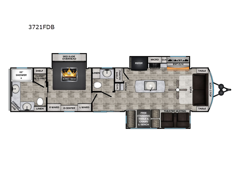 2025 Redwood Regency 3721FDB, $ 131,200