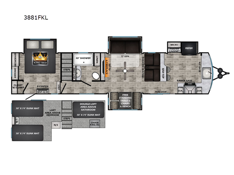 2025 Redwood Regency 3881FKL, $ 141,080