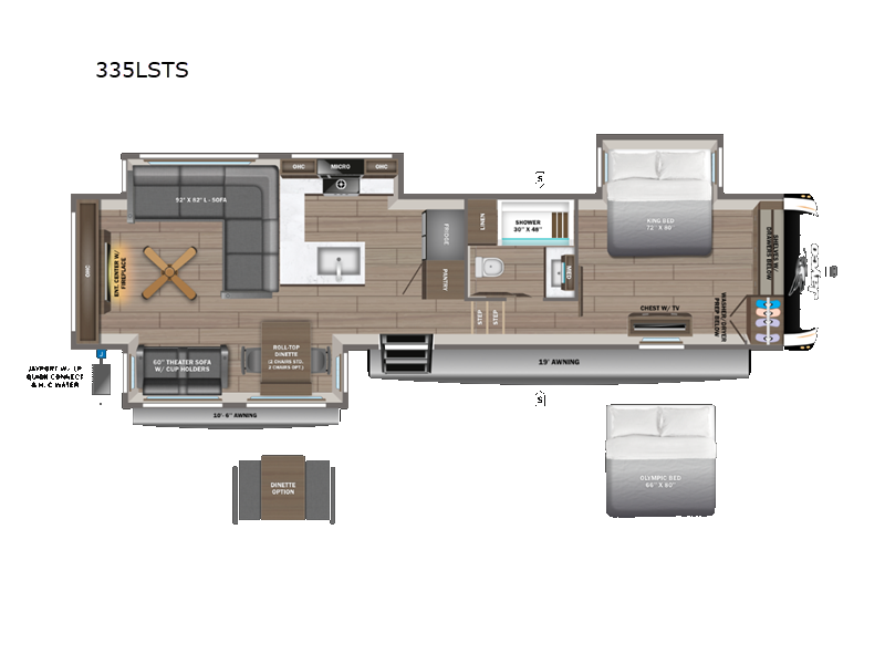 2026 Jayco Eagle 335LSTS, $ 104,530