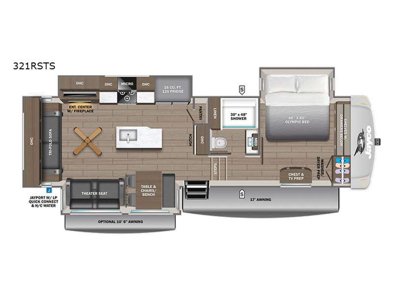 2027 Jayco Eagle 321RSTS, $ 102,487