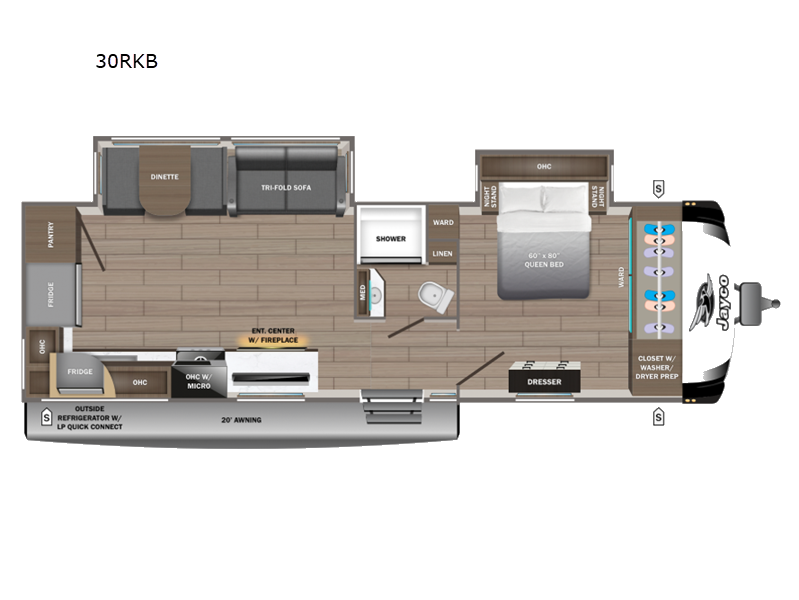 2027 Jayco Jay Feather 30RKB, $ 63,285