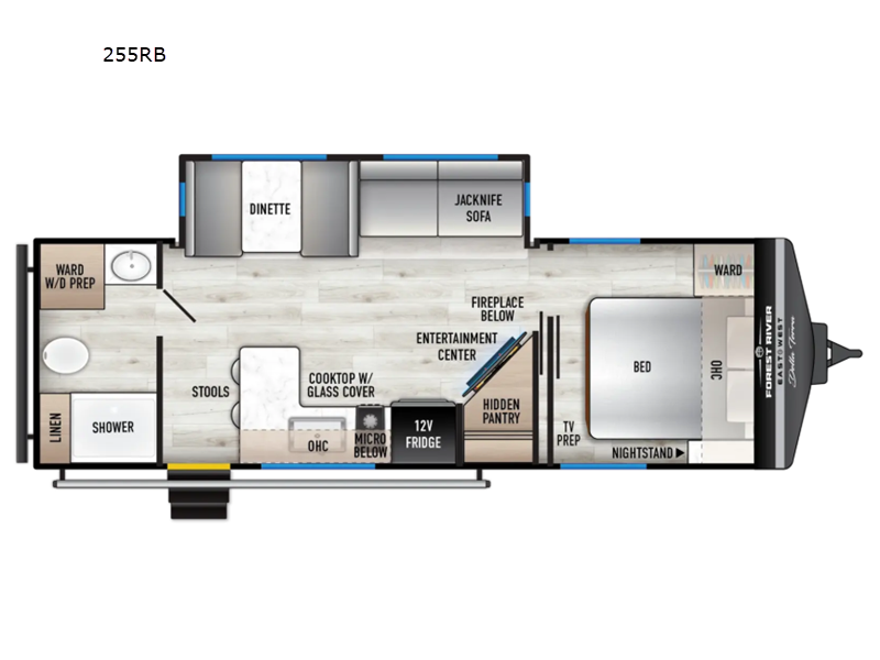 2027 East To West Della Terra 255RB, $ 52,150