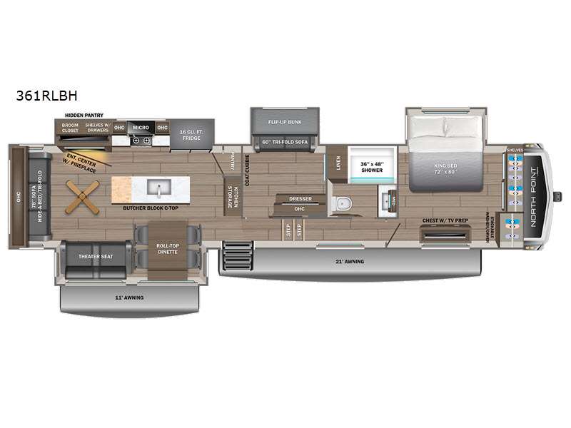 2027 Jayco North Point 361RLBH, $ 152,604