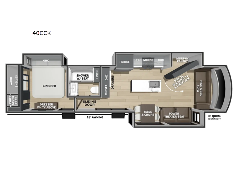 2027 Forest River Cedar Creek Cottage 40CCK, $ 130,080