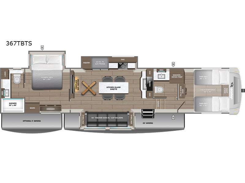 2027 Jayco Eagle 367TBTS, $ 113,628