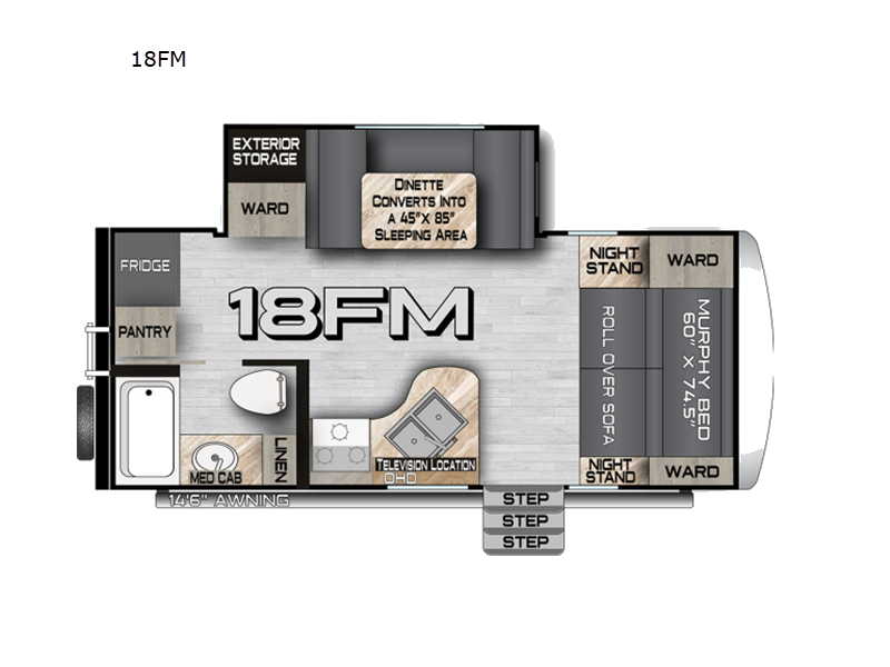 2027 Northwood Nash 18FM, $ 54,998